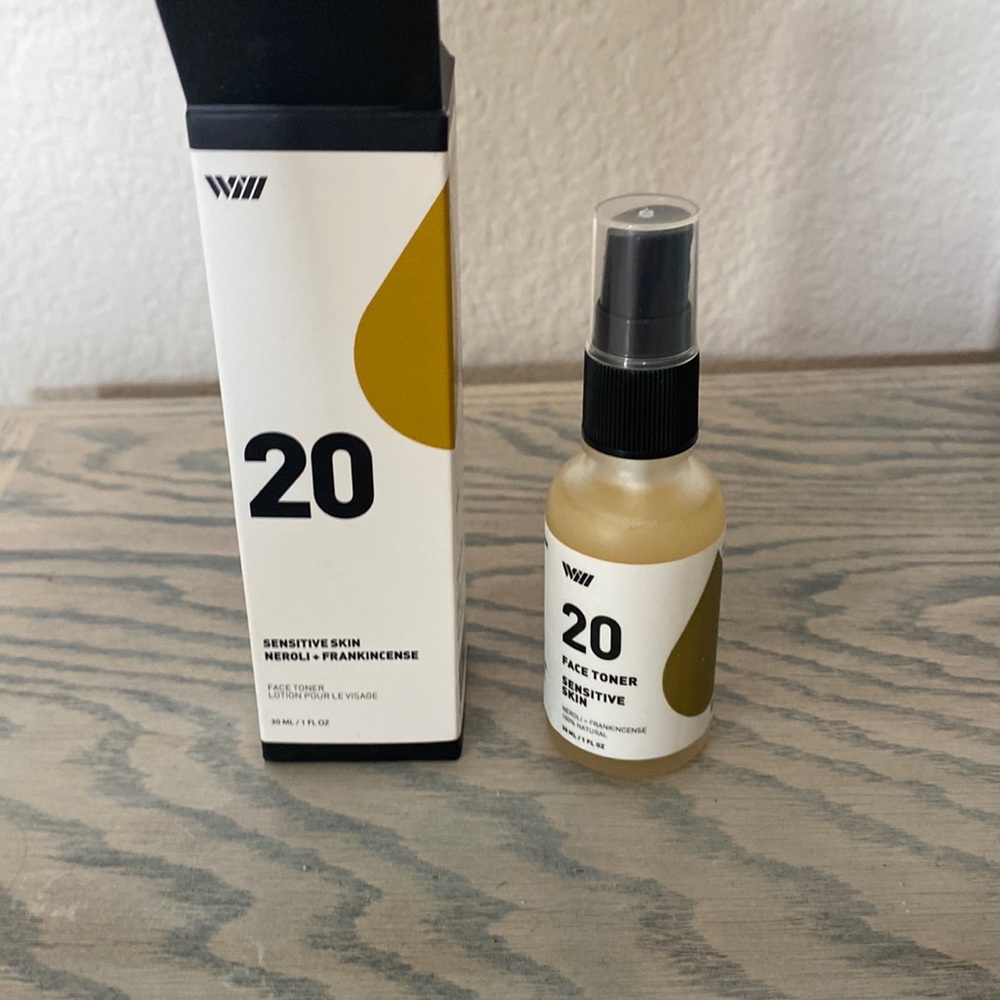 WAY OF WILL 20 SENSITIVE SKIN FACE TONER NEROLI + FRANKINCENSE SKIN CARE NEW